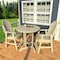 Highwood Usa Hamilton 3pc Round Counter Height Outdoor Patio Furniture Dining Set AD-CNA36-WAE - alternate 2